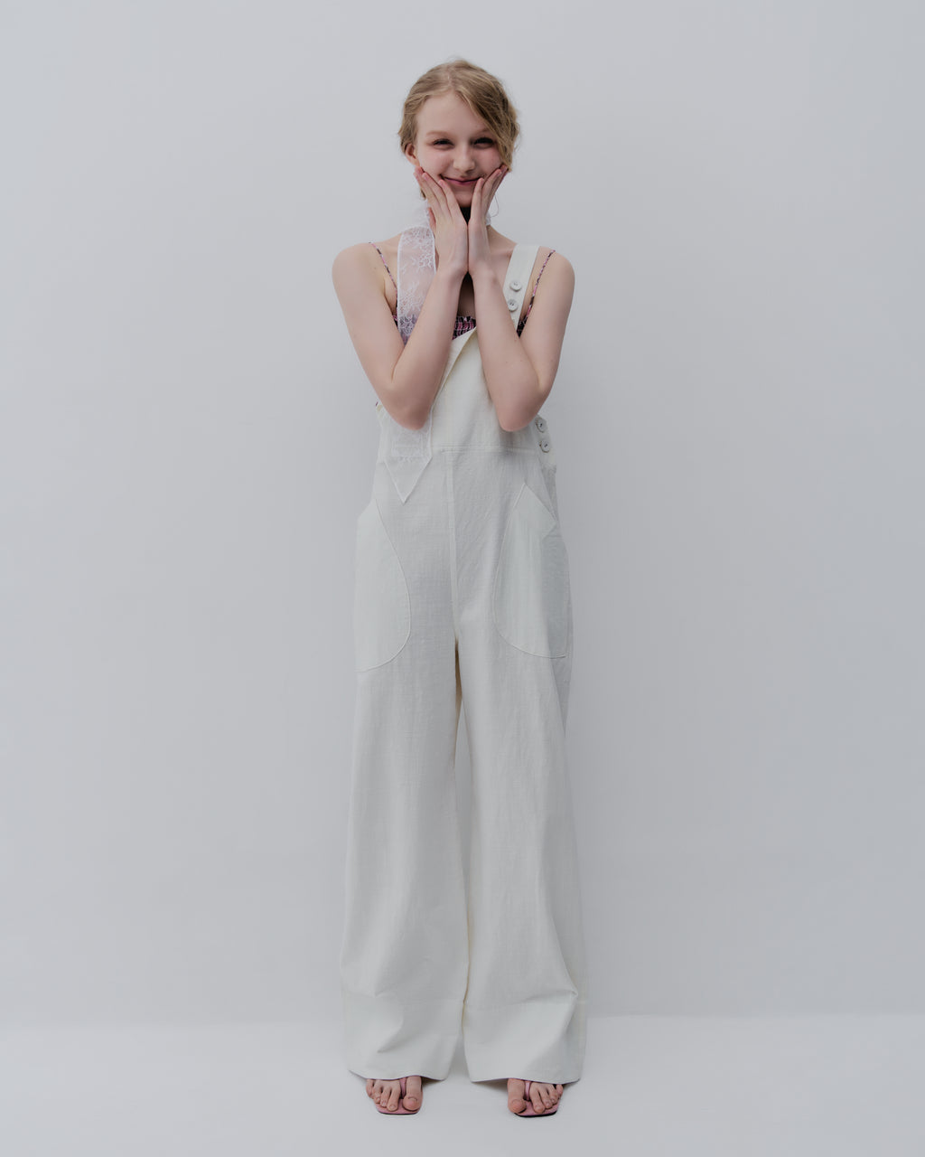 CHLOE JUMPSUIT- Ivory