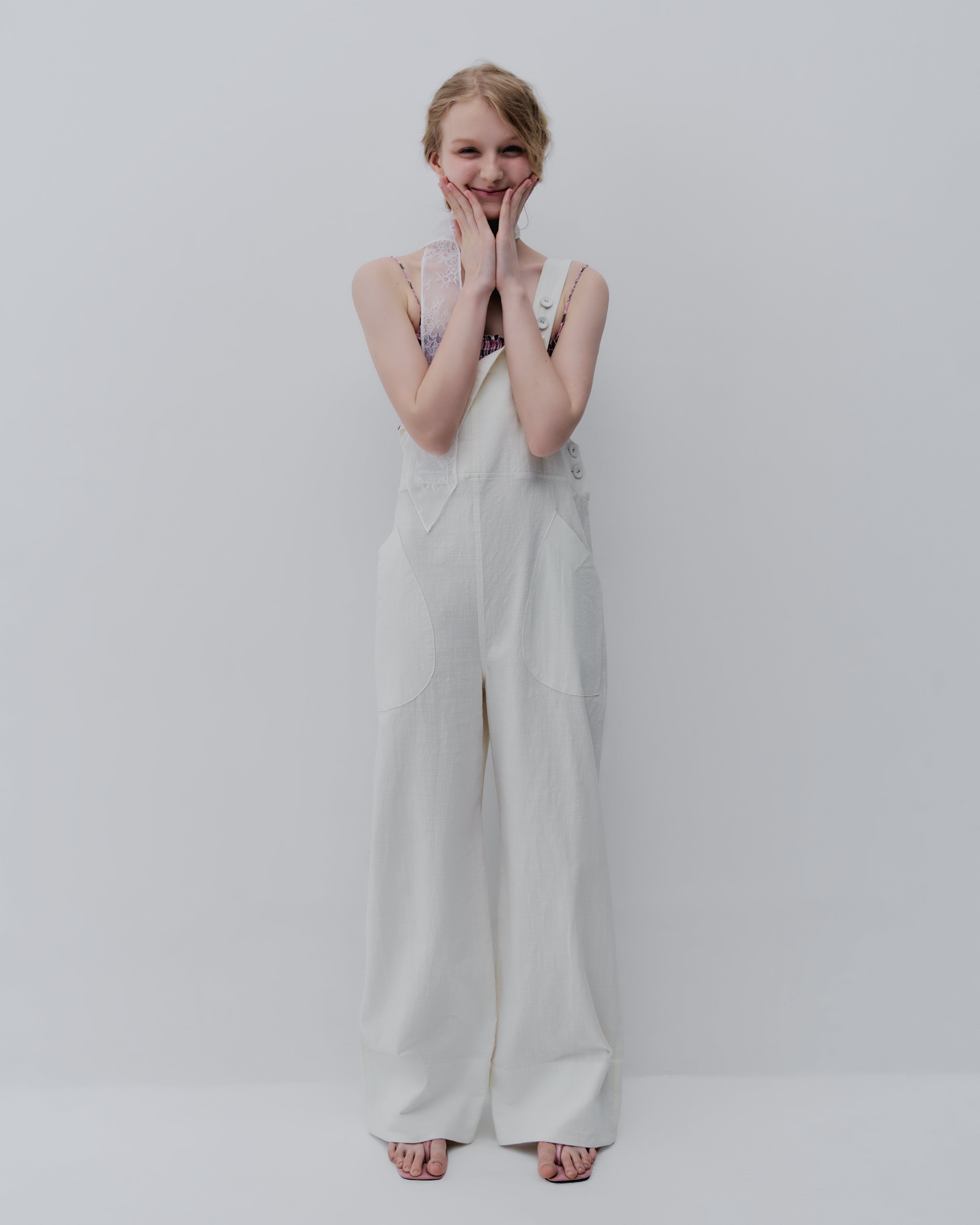 CHLOE JUMPSUIT- Ivory