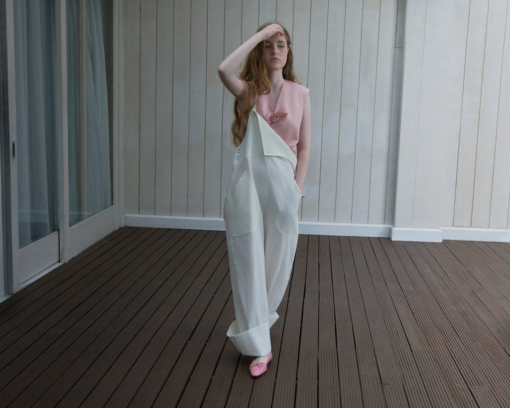 CHLOE JUMPSUIT- Ivory