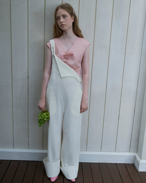 CHLOE JUMPSUIT- Ivory